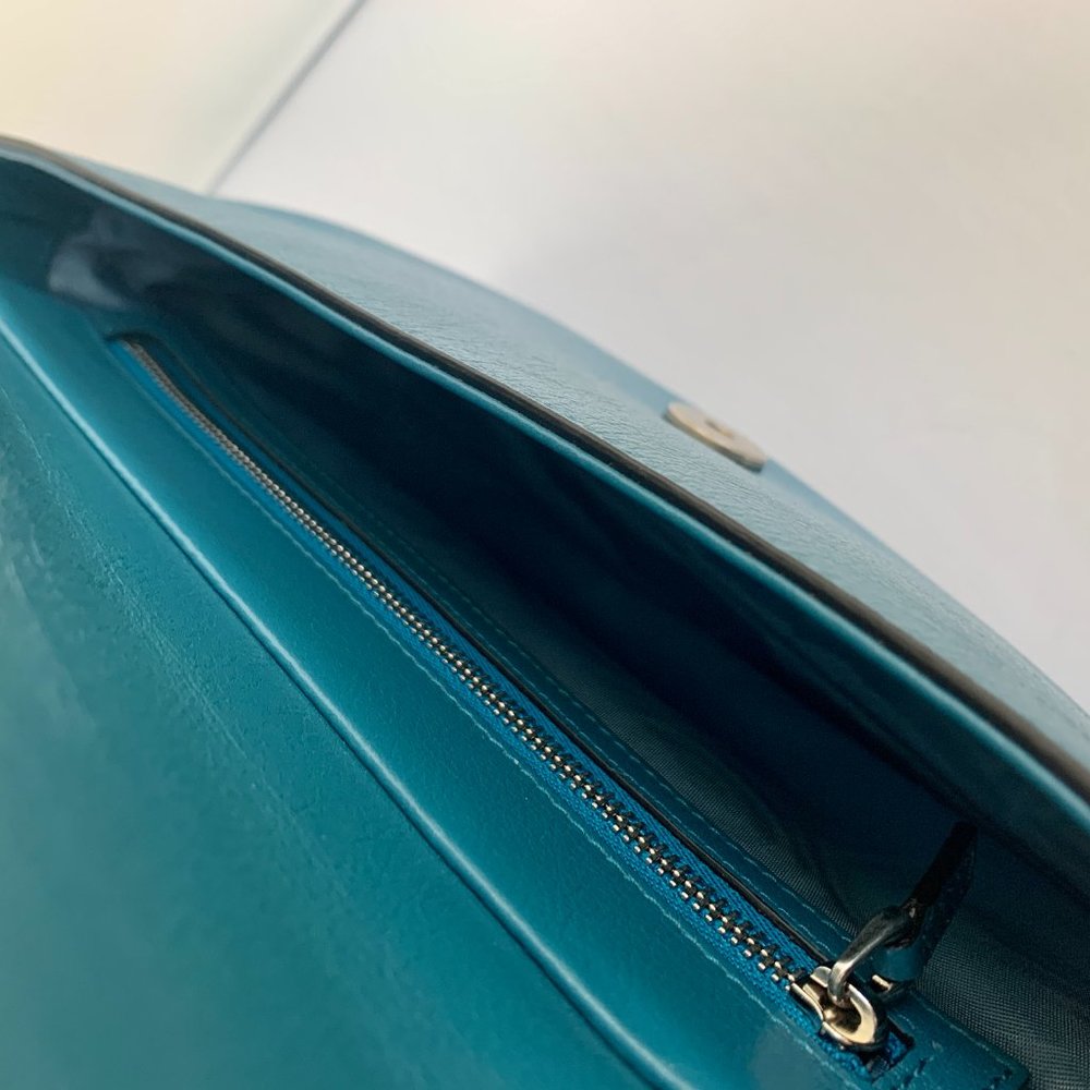 Gucci Thiara Double Envelope Shoulder Bag in Green NEW NEVER WORN W DUSTBAG - Picture 14 of 16